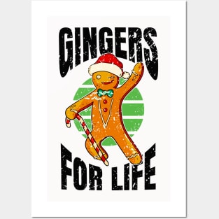 Christmas Santa Claus Gingers for life Posters and Art